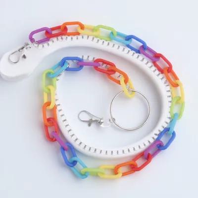 Body Jewelry Ideas - 1Pcs Rainbow Color Waist Chain High