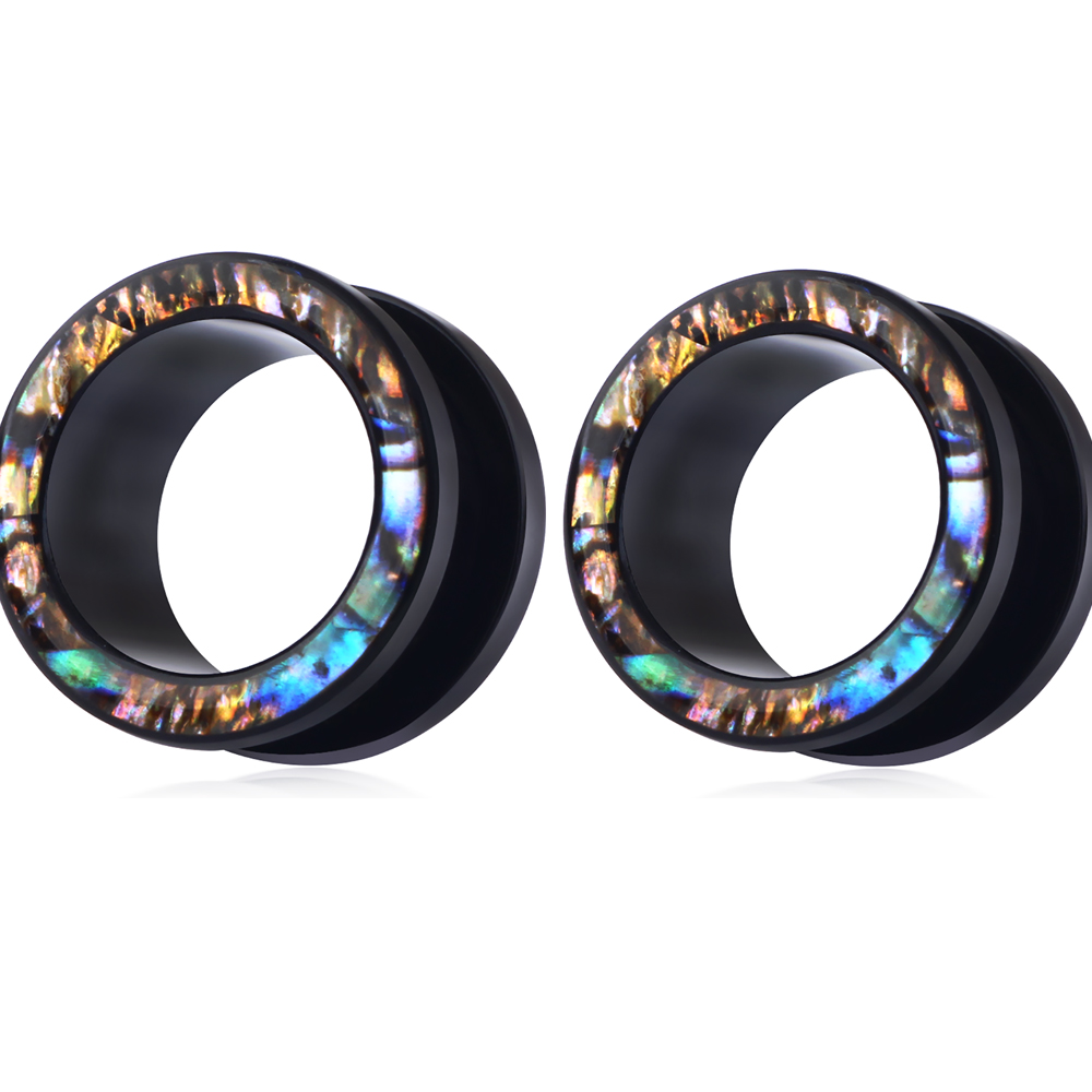 Body Jewelry Gauge Sizes - JUNLOWPY Acrylic Ear Tunnel Plugs Shellhard