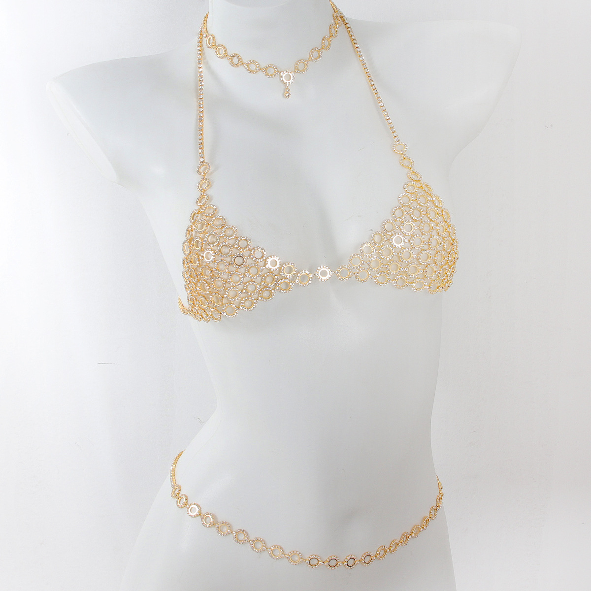 Fashionable Circular Splicing  - Body Jewelry Luxury review and price
