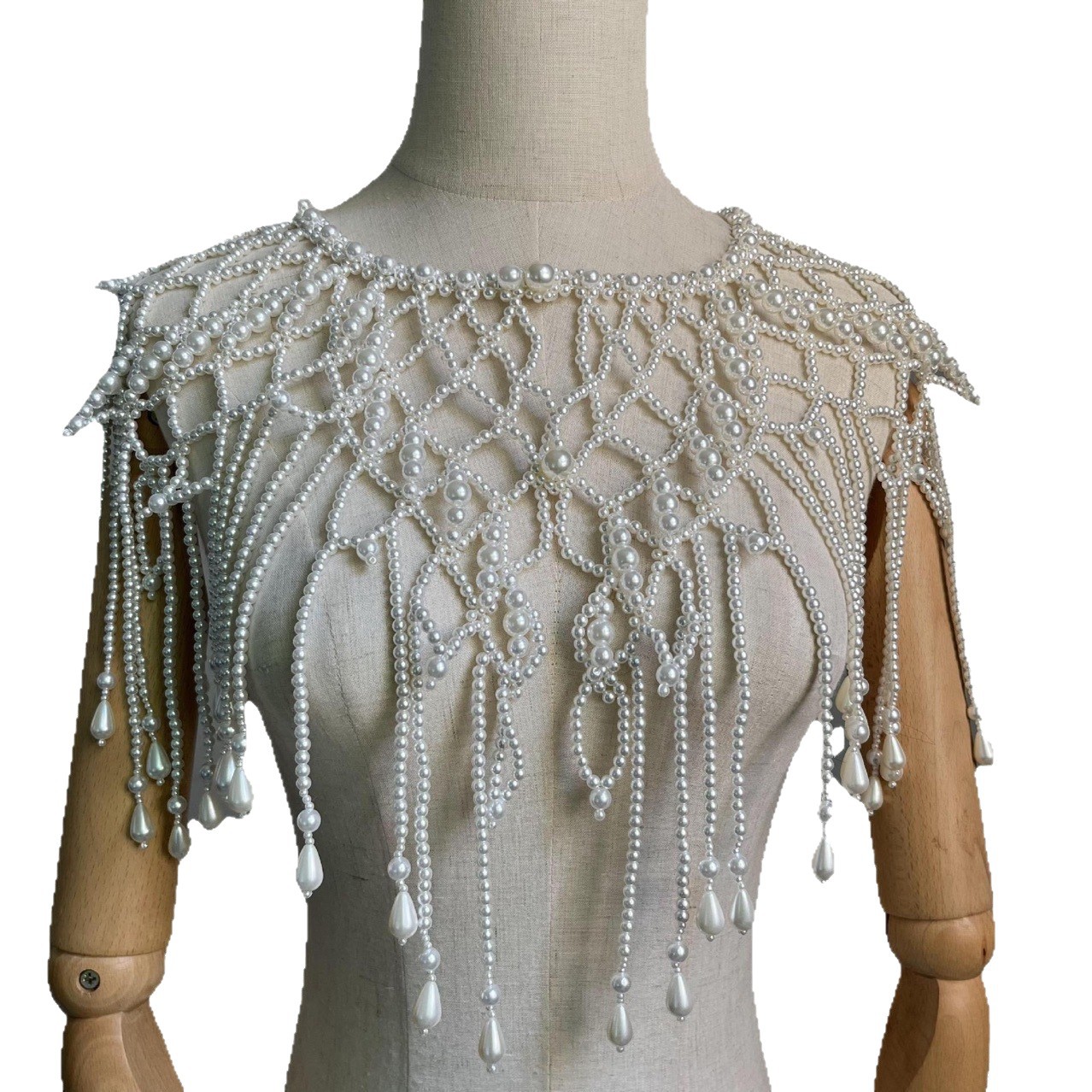 Handmade Pearl Layered Body Ch - Body Jewelry Vest review and price