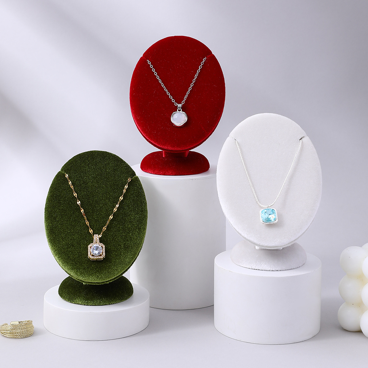 Luxury Velvet Necklace Display - Body Jewelry Holder review and price