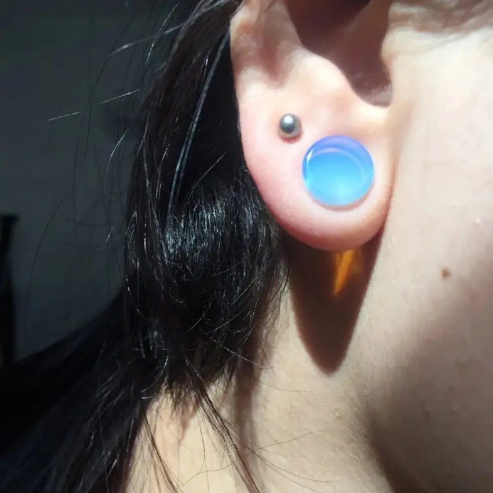2pcs Double Flared Ear Plugs T - Body Jewelry Gauge Sizes review and price