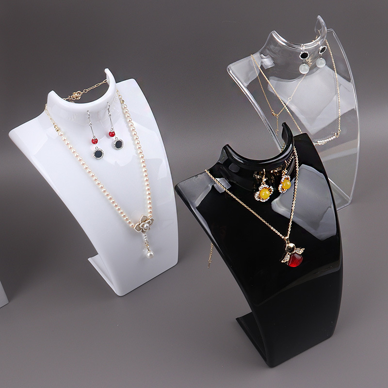 Plastic Mannequin Necklace Dis - Body Jewelry Holder review and price