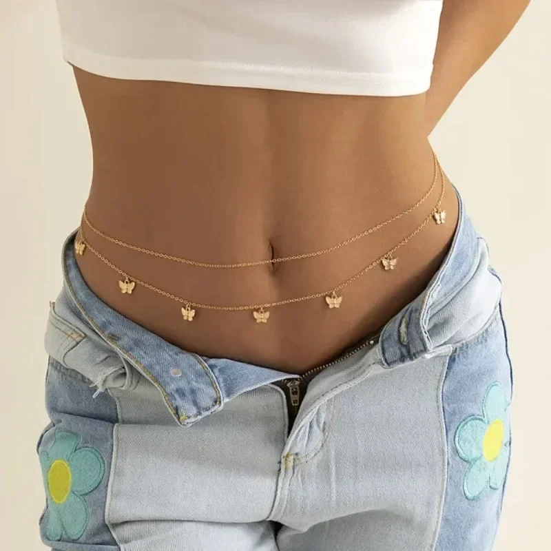 New Charm Sexy Double Layer Bu - Body Jewelry Women review and price