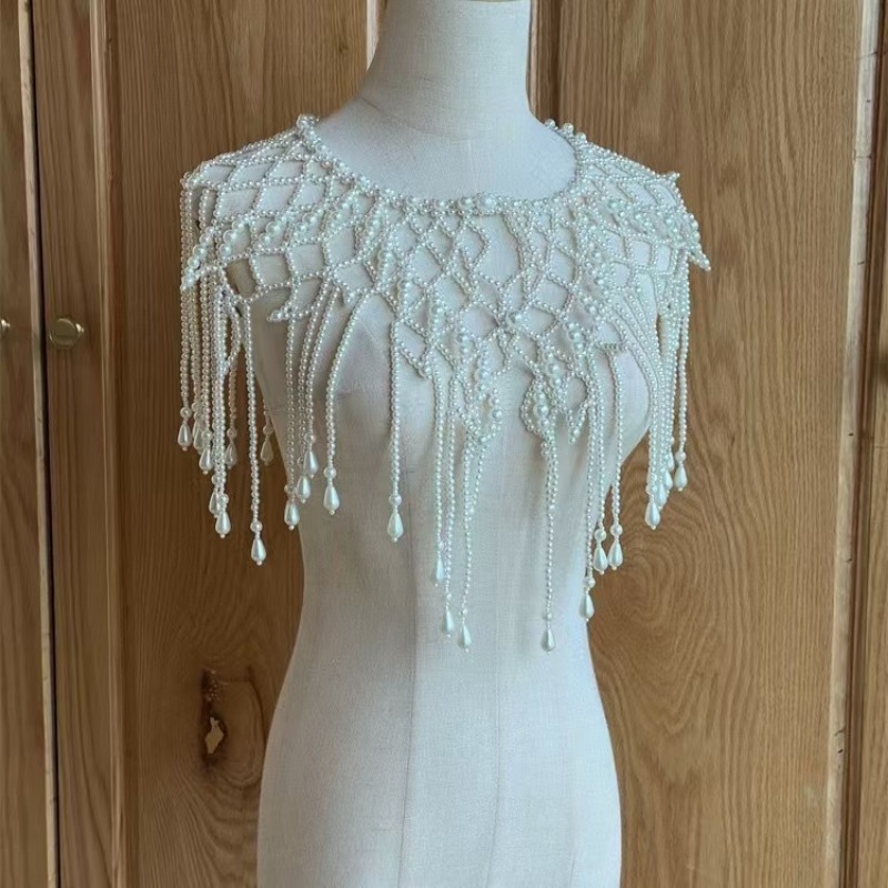 Victorian Inspired Beaded Shaw - Body Jewelry Vest review and price