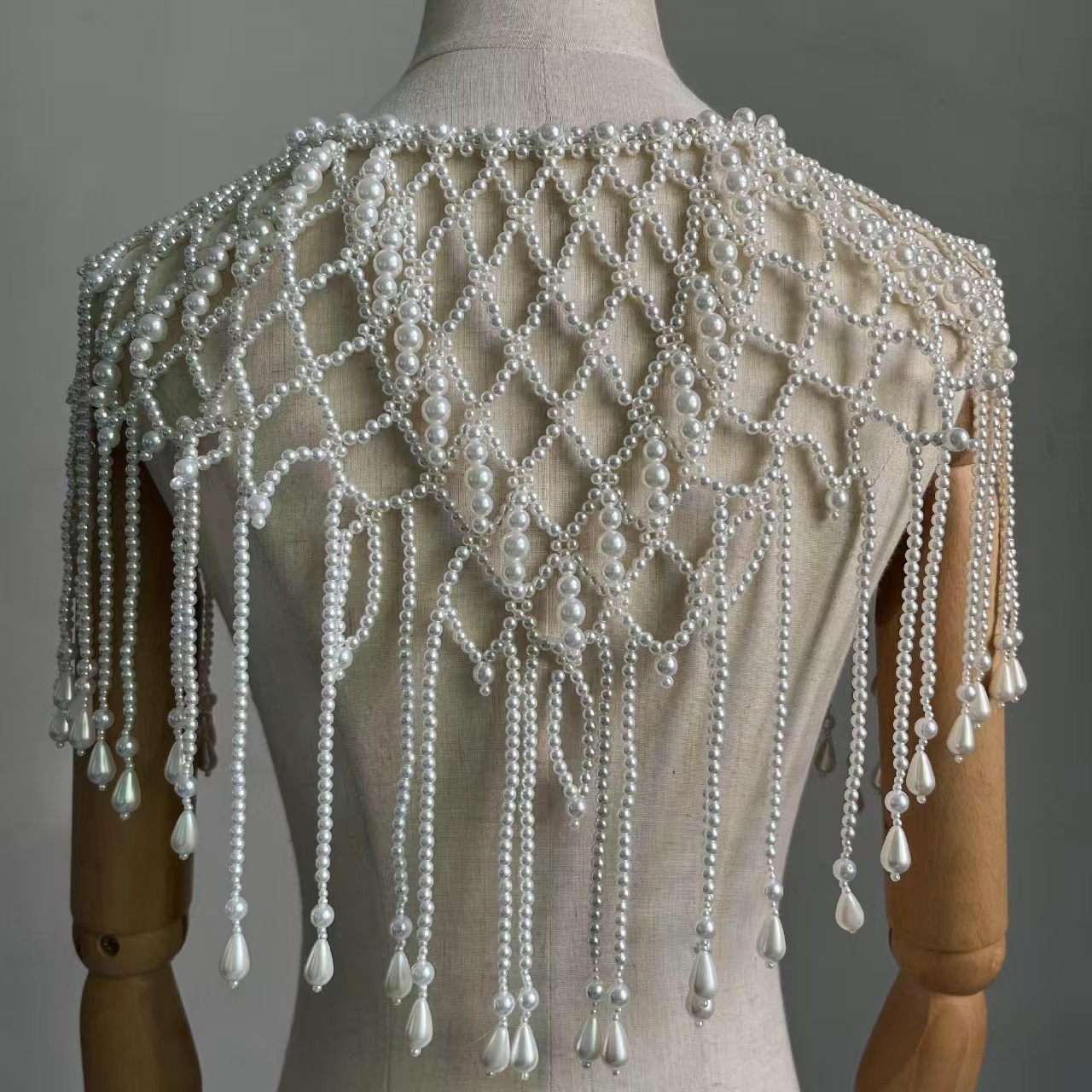 Victorian Inspired Beaded Shaw - Body Jewelry Vest review and price