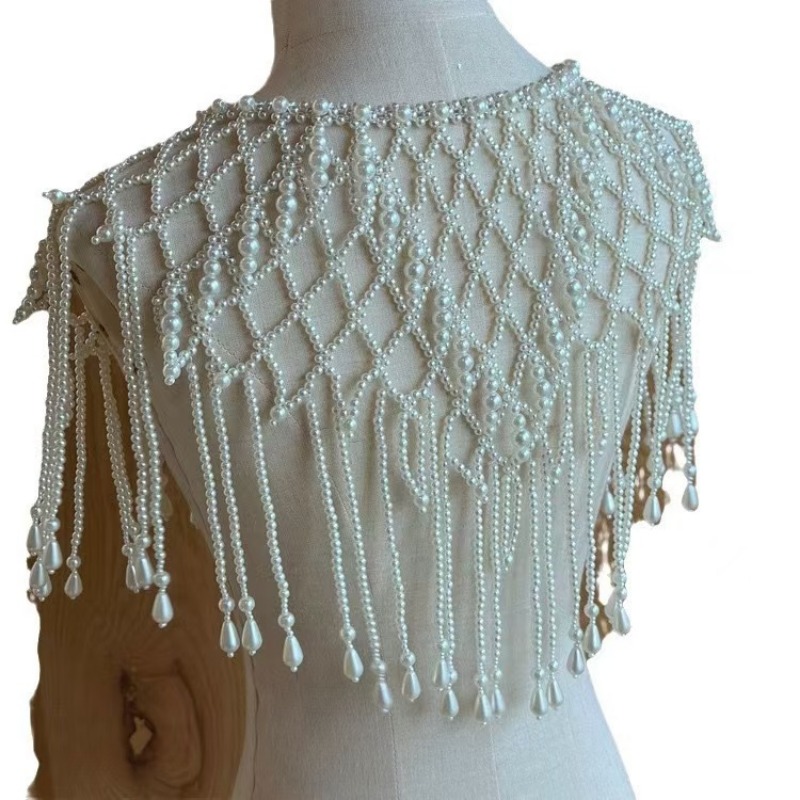 Victorian Inspired Beaded Shaw - Body Jewelry Vest review and price