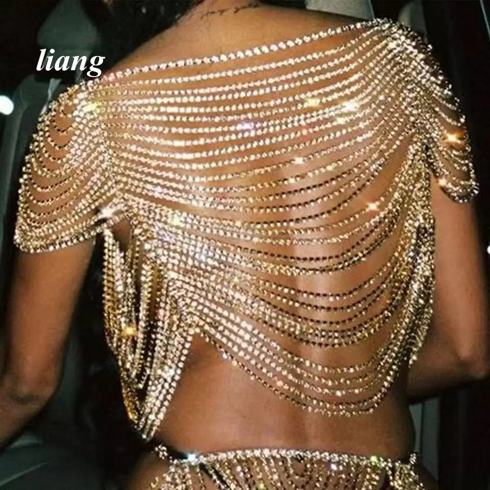 Sexy Body Chain Bikini Vest br - Body Jewelry Vest review and price