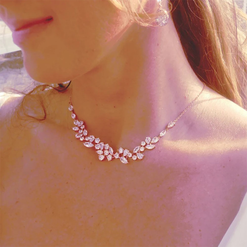 Luxury Leaf Silver Body Chain  - Body Jewelry Luxury review and price