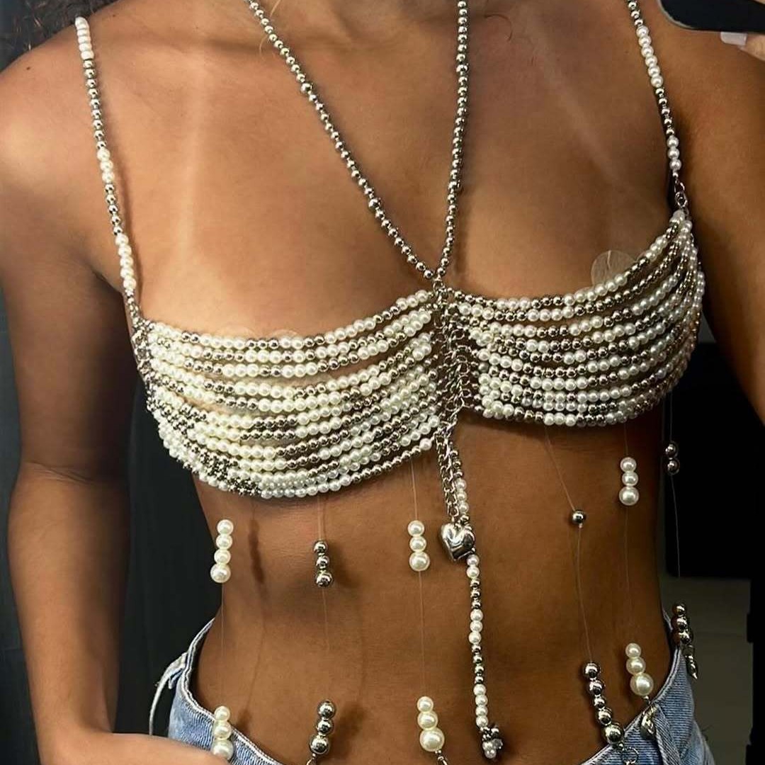 2025 Luxury Design Halter Vest - Body Jewelry Vest review and price
