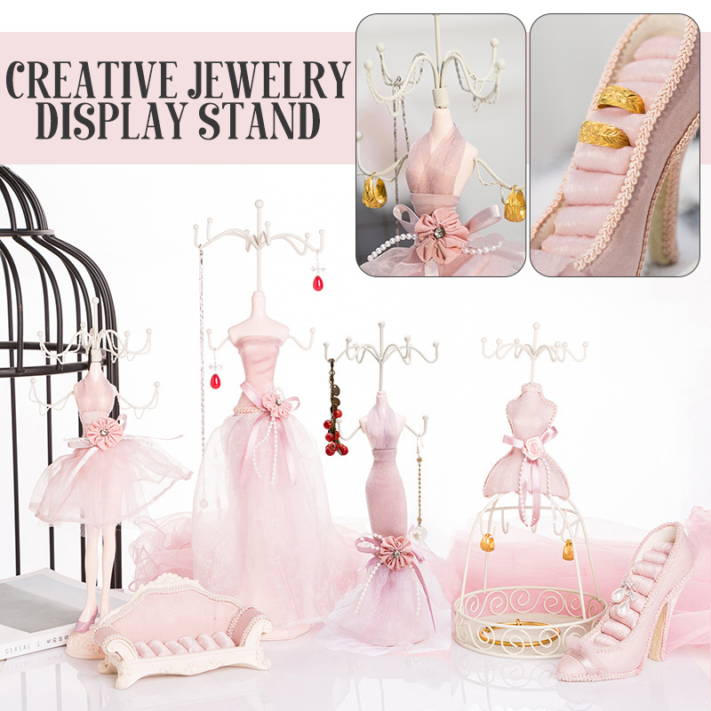 Chic Gown Mannequin Display Ra - Body Jewelry Holder review and price