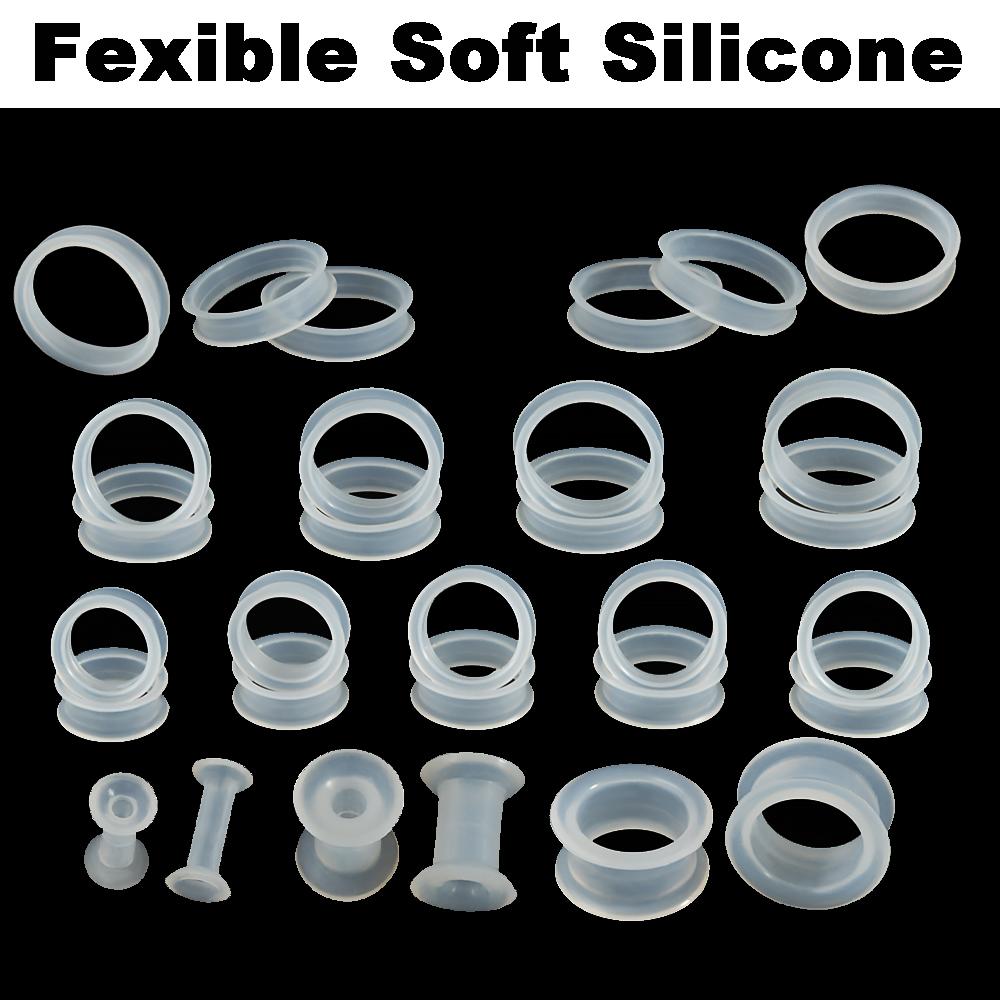 PAIR-Clear Ear Gauges Large Si - Body Jewelry Gauge Sizes review and price