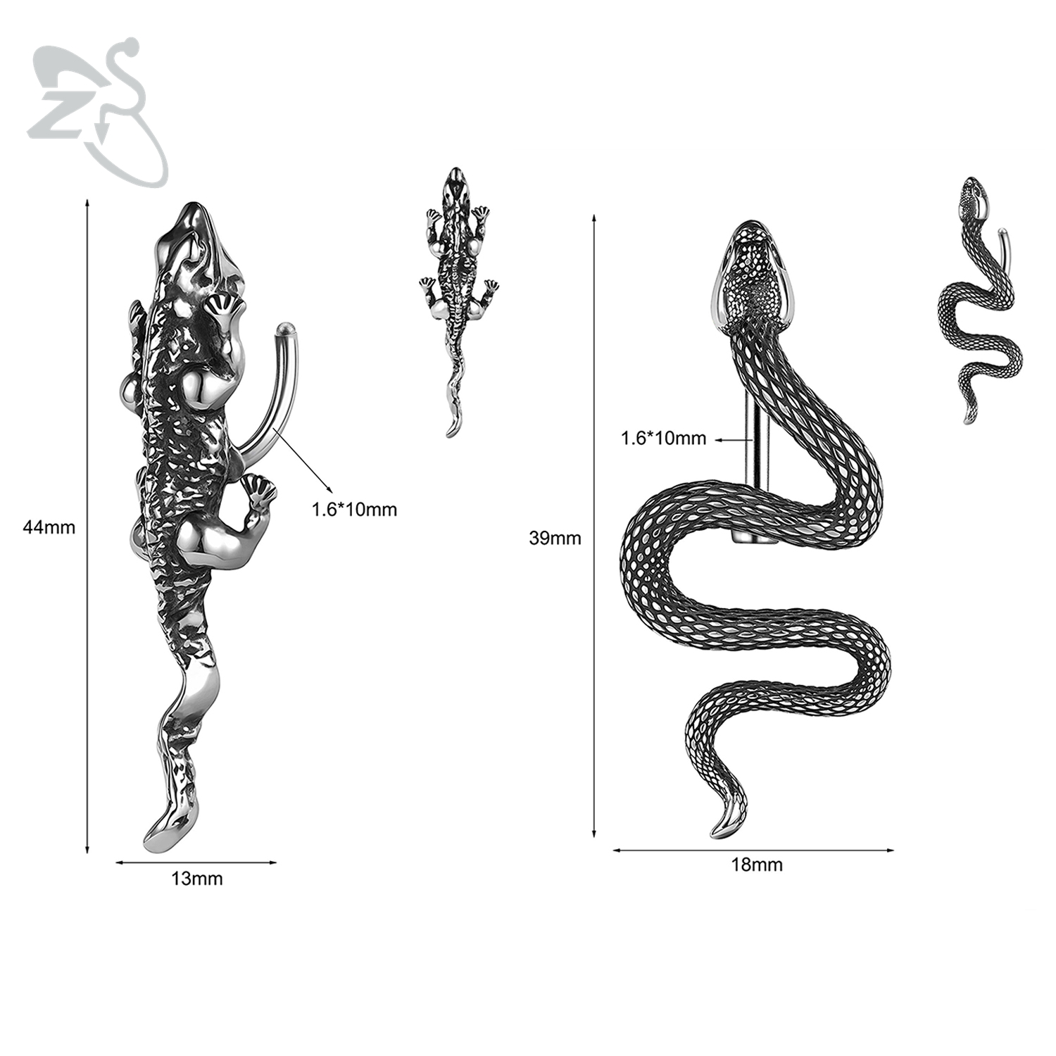 ZS 1 Piece 14G Stainless Steel - Zs Body Jewelry review and price