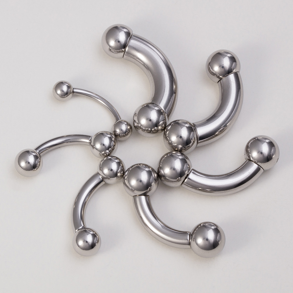 1pc Big Size Surgical Steel Ey - Eyebrow Curved Barbell review and price