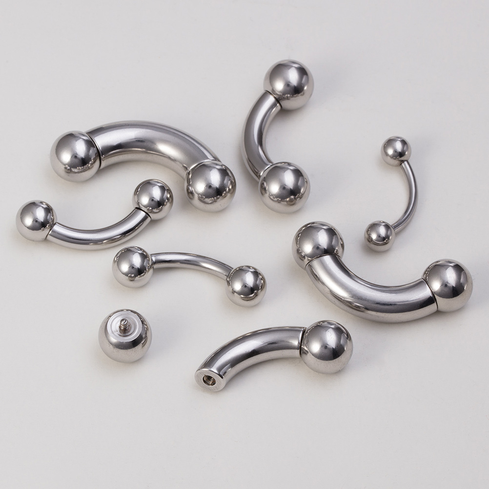 1pc Big Size Surgical Steel Ey - Eyebrow Curved Barbell review and price