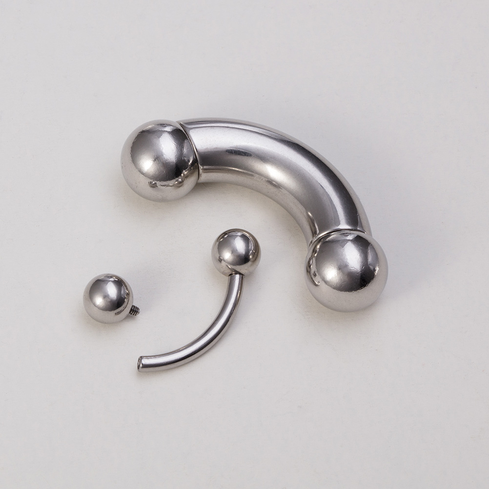 1pc Big Size Surgical Steel Ey - Eyebrow Curved Barbell review and price