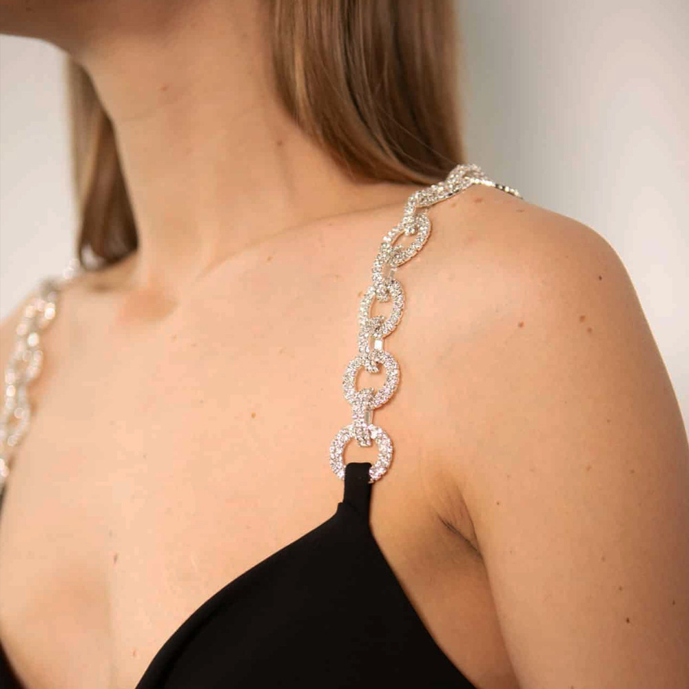 Rhinestone Bra Straps for Wome - Body Jewelry Bra review and price
