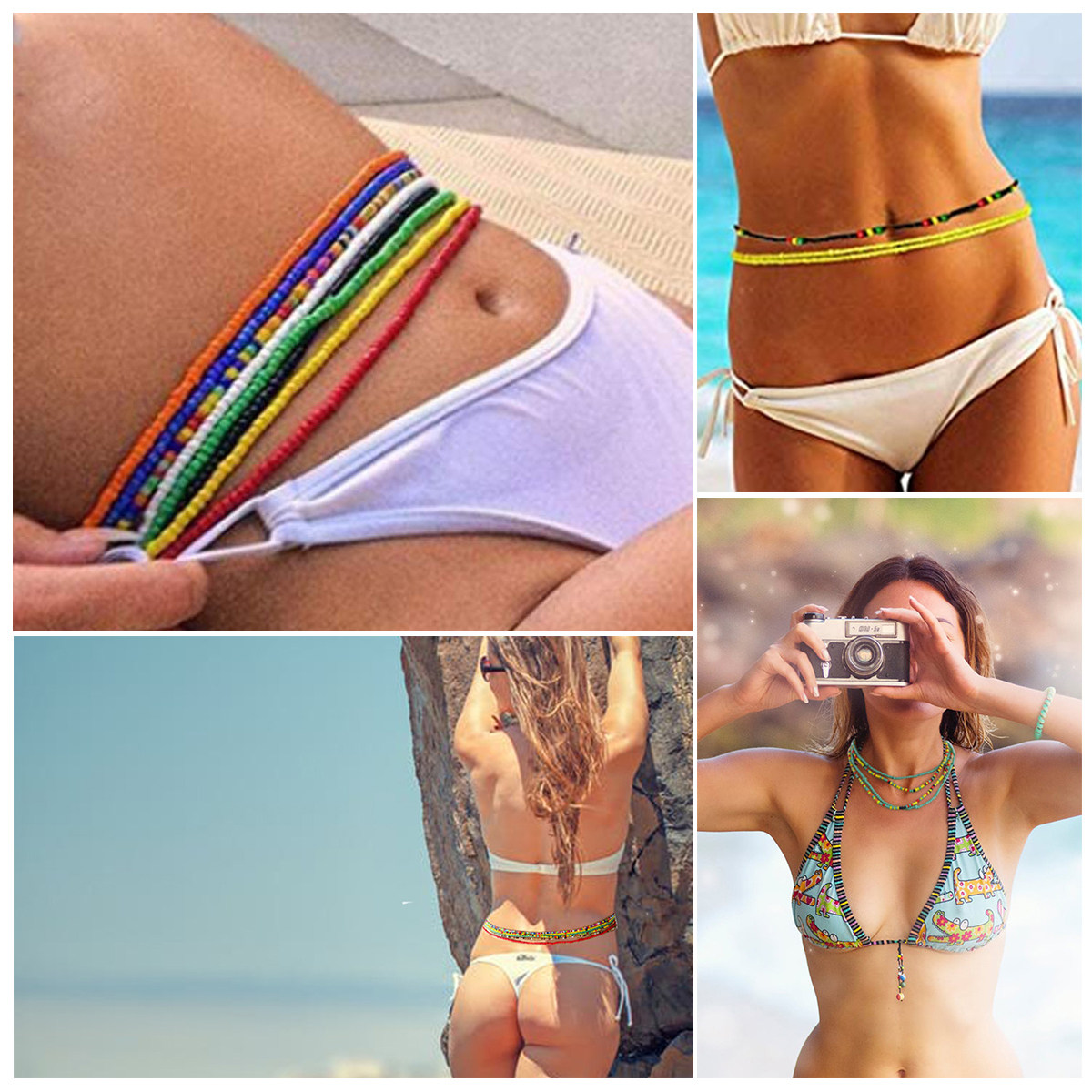 4Pcs Fashion Waist Chain for S - Body Jewelry Ideas review and price