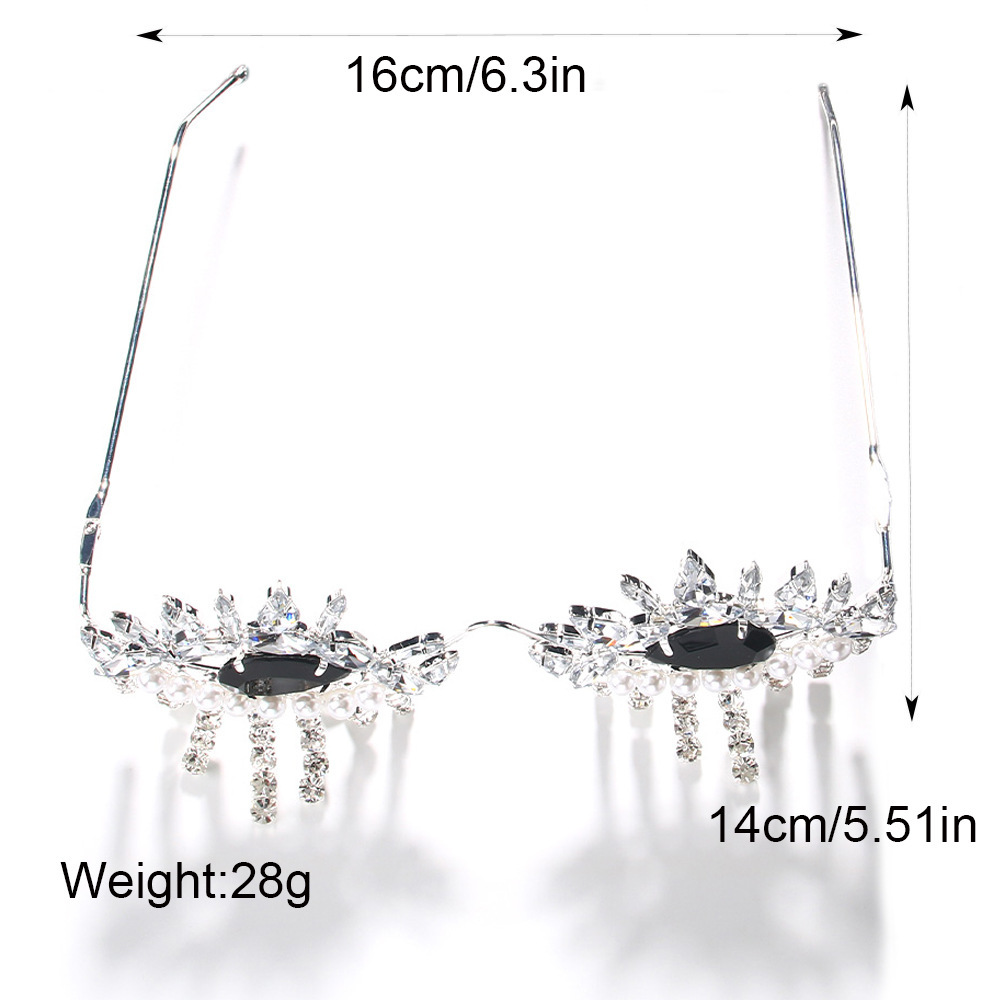 Stonefans Tassel Glasses Frame - Body Jewelry Luxury review and price
