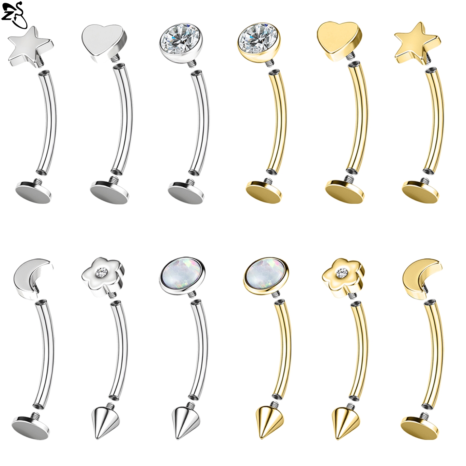 ZS 1 PC 16G Stainless Steel Wi - Zs Body Jewelry review and price
